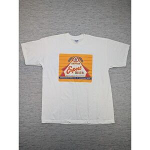 Sheridan Export Beer T-Shirt Graphic Print Tee Mens XL‎ Gildan Heavyweight